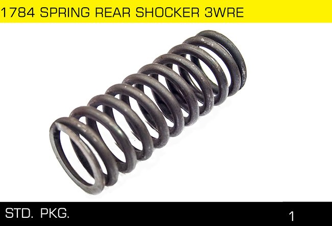 1784 SPRING REAR SHOCKER 3WRE
